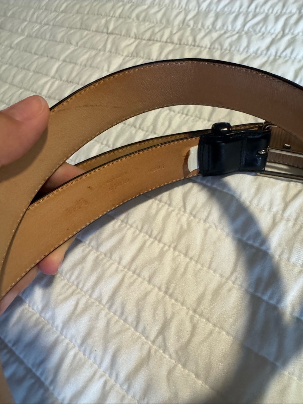 Coach Vintage Leather Belt – Made in Italy – Black – Size 40 / 103.7 cm - Picture 4 of 8